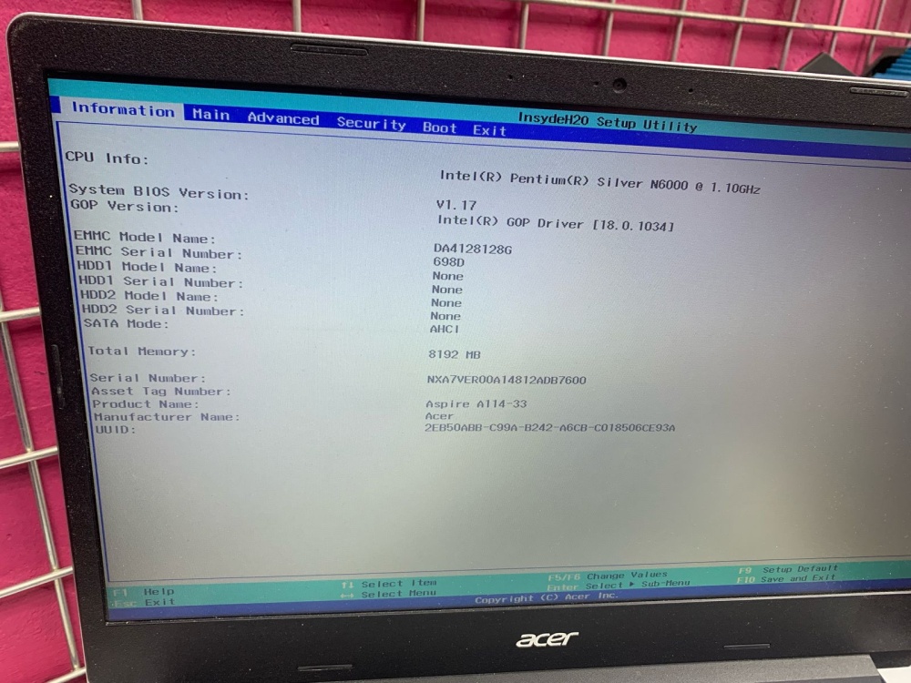 Ноутбук Acer N20Q1