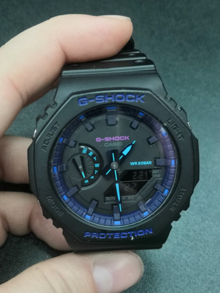 Часы casio ga-2100vb