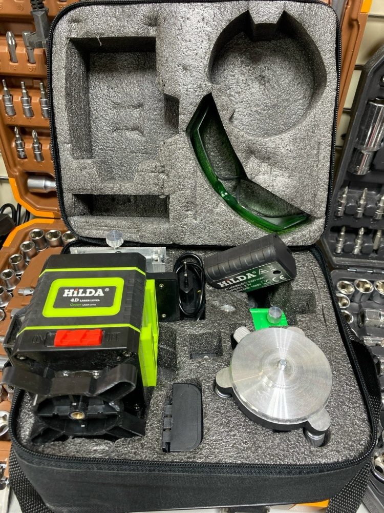 Лазерный уровень Hilda 4D