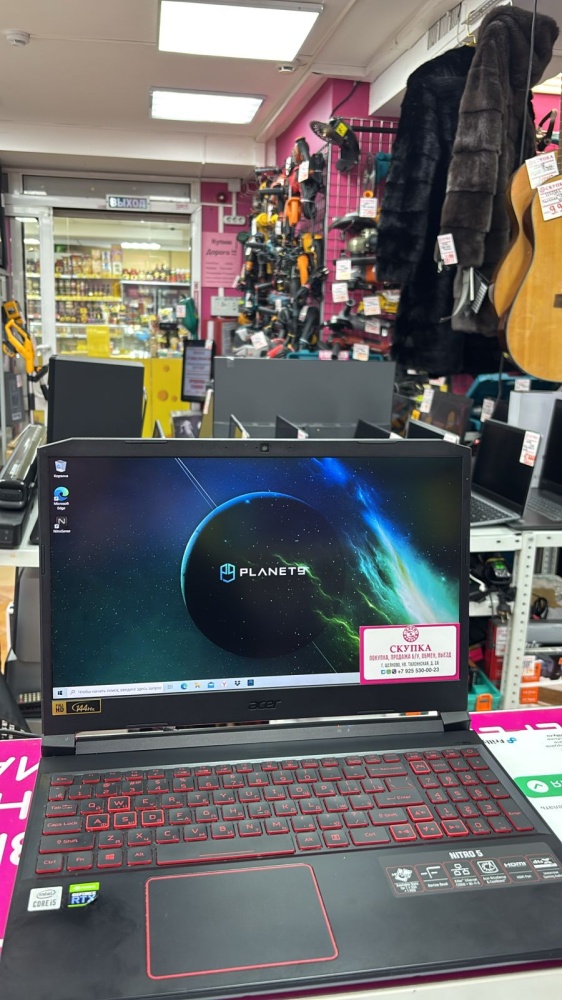 Ноутбук Acer Nitro i5-10300H 8x2.5/16/512SSD/RTX 3050Ti