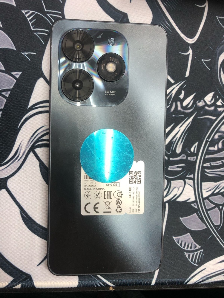 Мобильный телефон Tecno spark go 2024 3/64