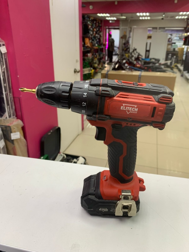 Шуруповерт ELITECH 12В