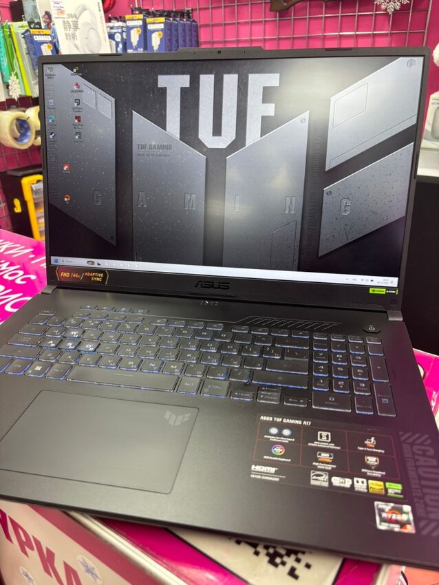 Ноутбук ASUS Tuf A17 ryzen 5|7535|16|1TB SSD|4060|8