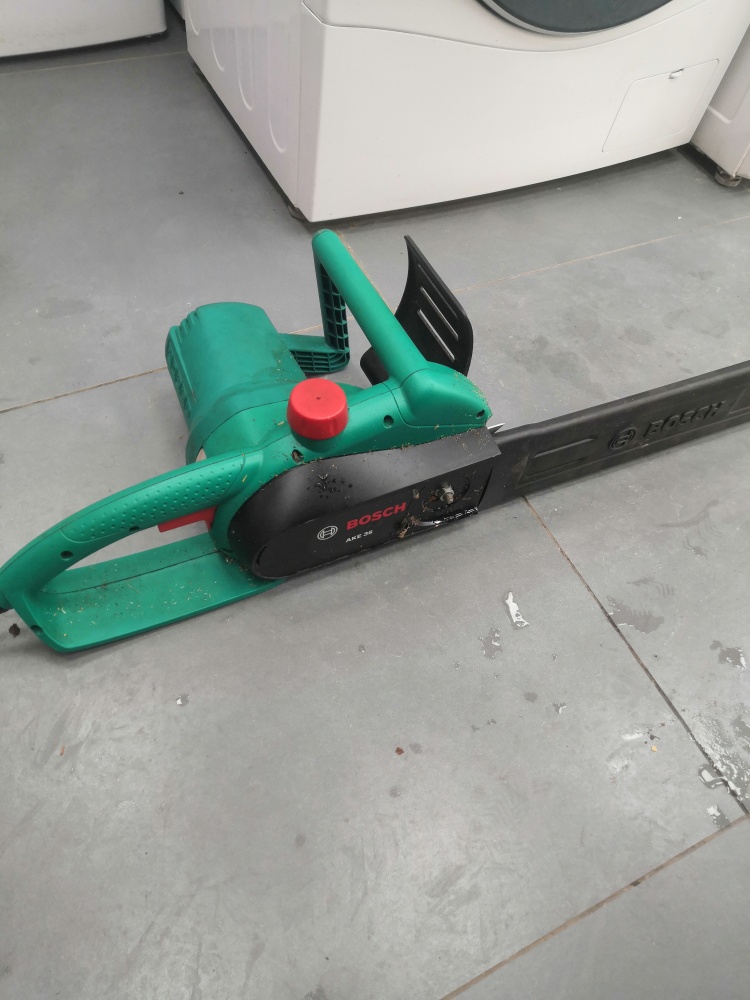 Цепная электропила bosch ake 35