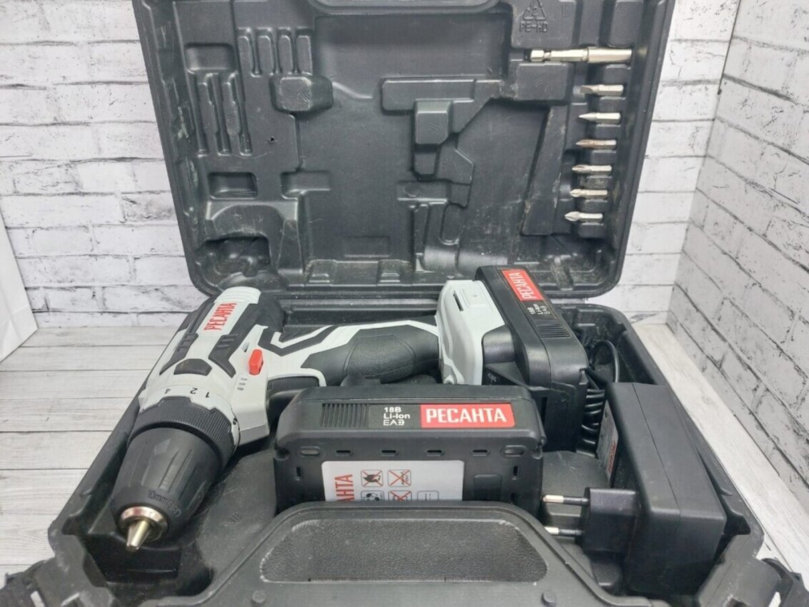 Шуруповерт Ресанта  да 18-2лк