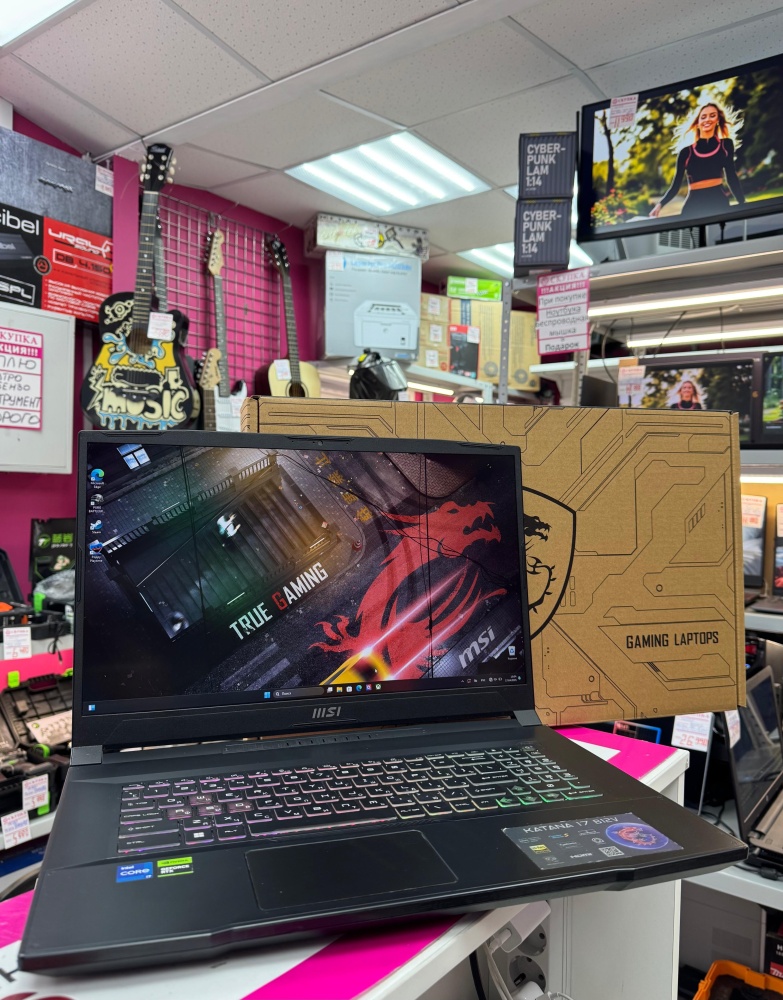 Ноутбук MSI Katana/Core i7-12/16*2.3Ghz/16Gb RAM/!Tb SSD/ GeForce RTX 4070
