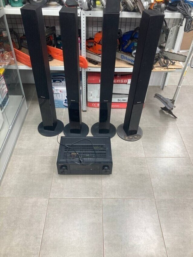 AV-ресивер pioneer+5 колонок