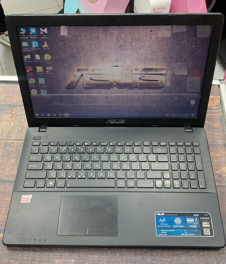 Ноутбук ASUS AMD A4 1.5x4/6/120ssd+500HDD