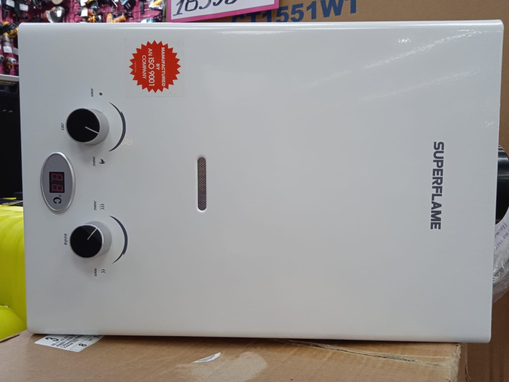 Водонагреватель SUPERFLAME 6л., 12кВт