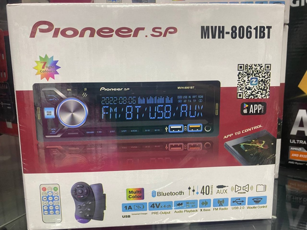 Автомагнитола Pioneer  vhm801bt