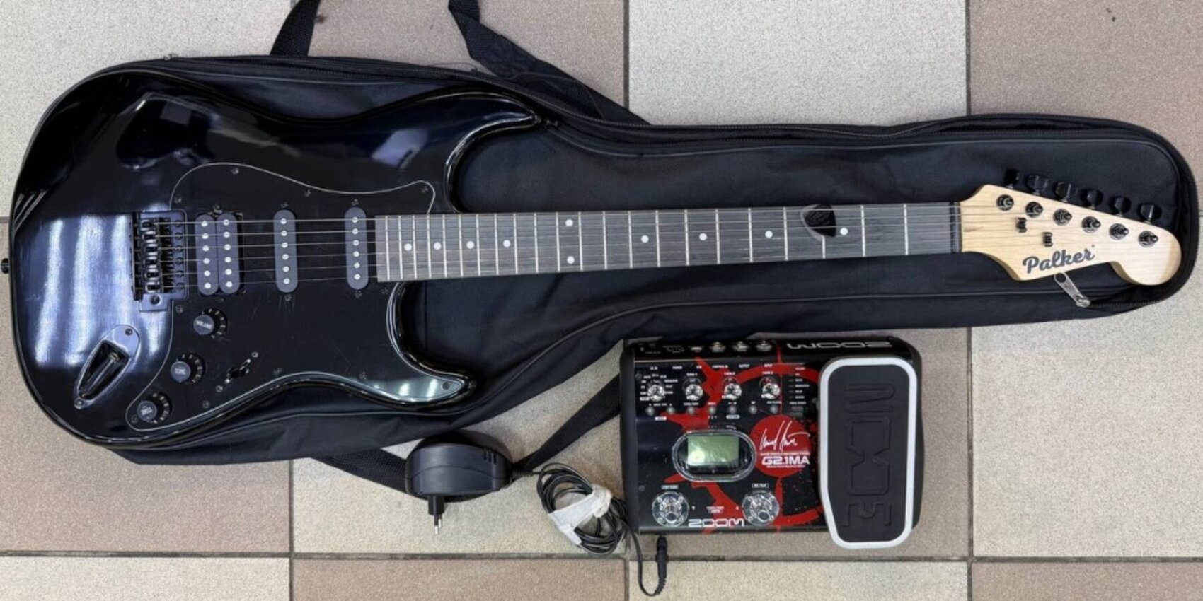 Электрогитара Palker + педаль