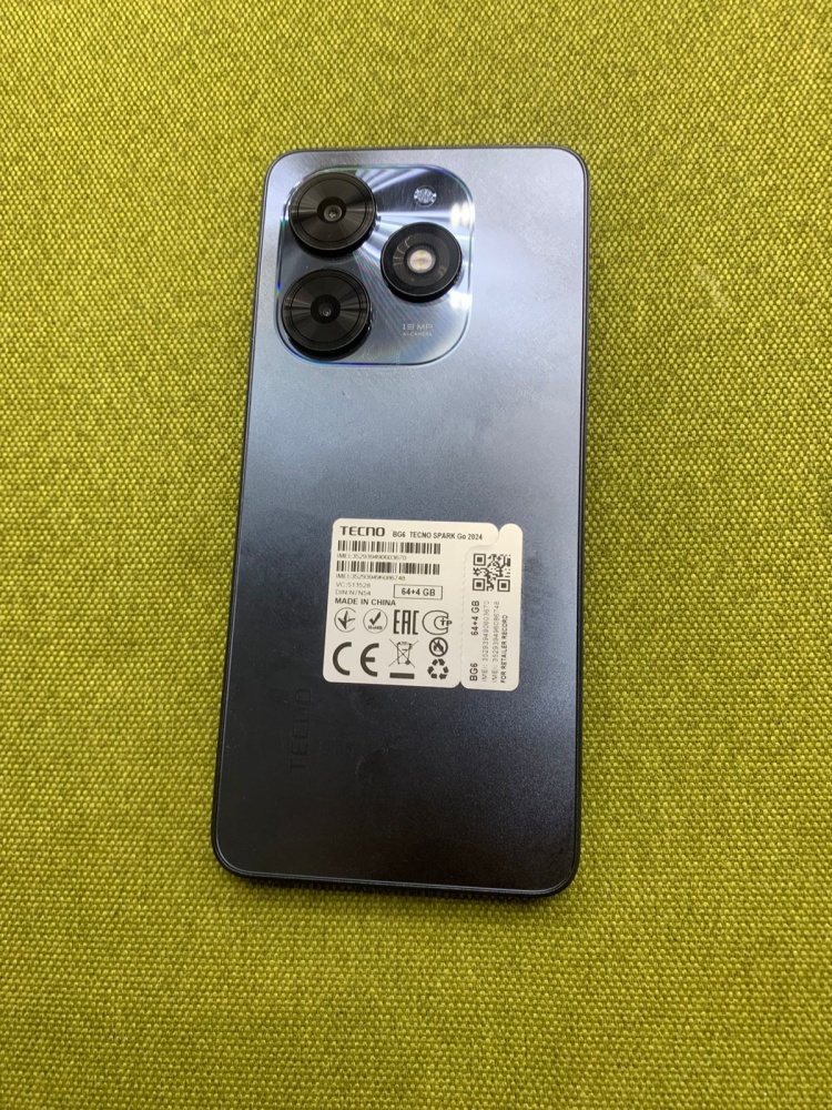 Мобильный телефон Tecno spark go 2024 4\64