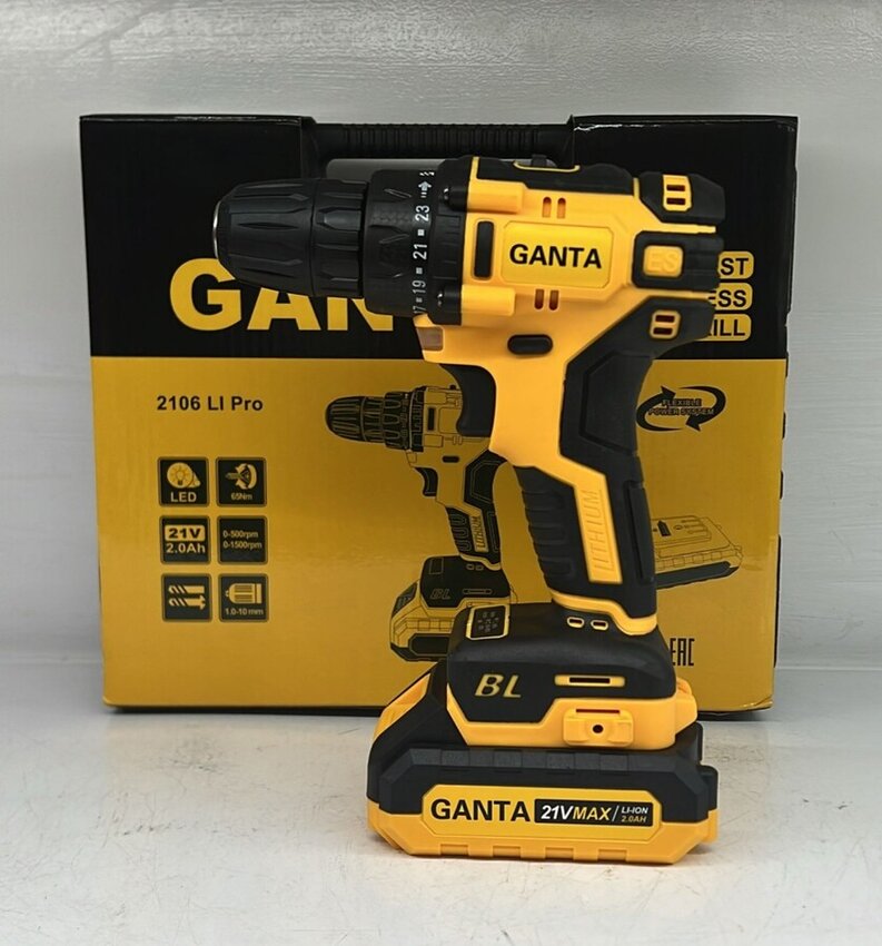 Шуруповерт GANTA 2106