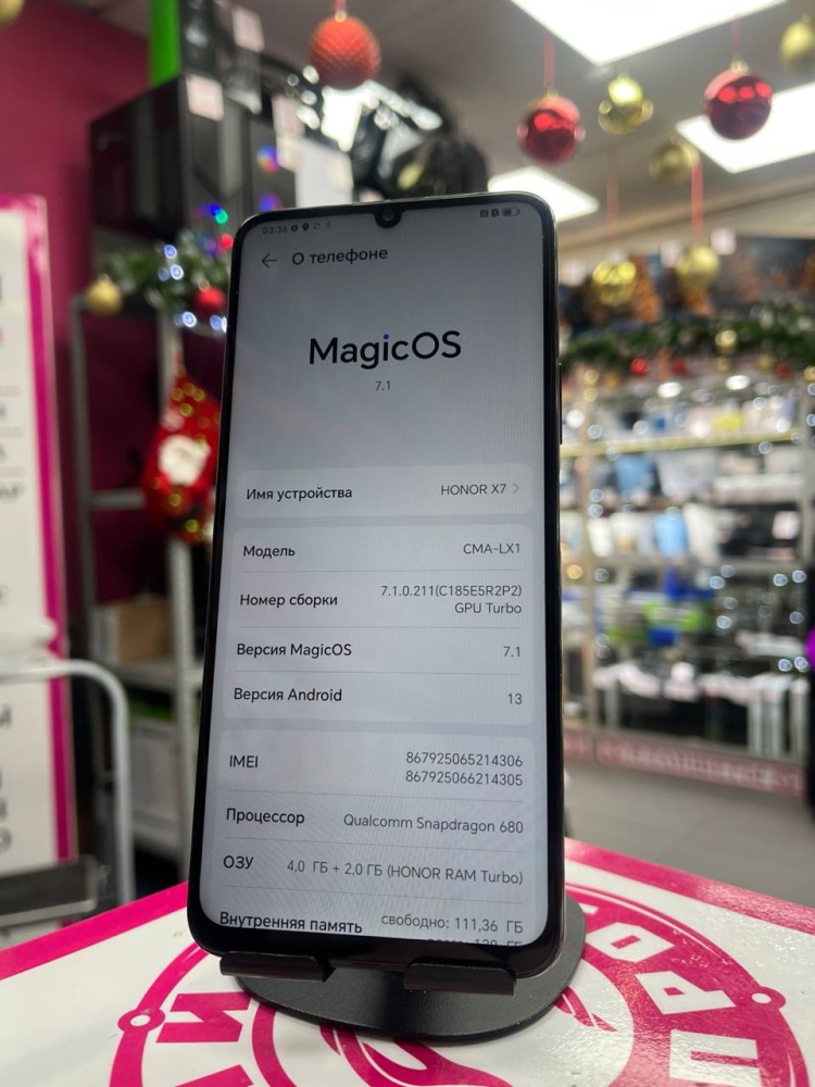 Смартфон Honor 7X 4/128