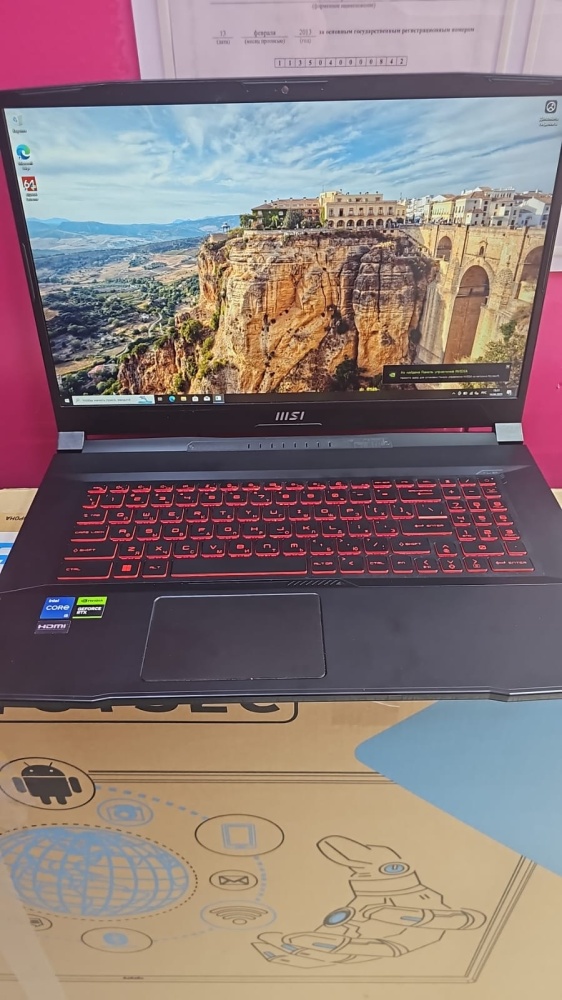 Ноутбук MSI Katana gf76 11uc-887xry