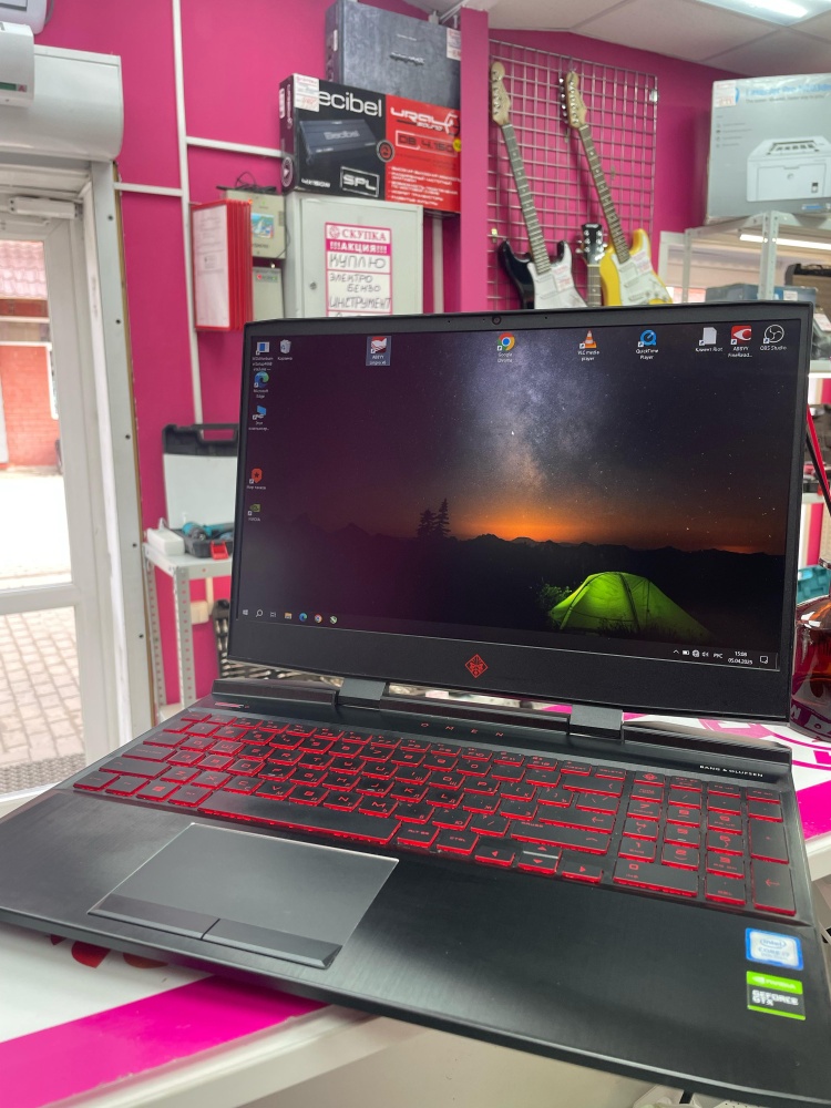 Ноутбук HP HP Omen i7-9750/12*2.59Ghz/8Gb RAM/512Gb SSD/GeForce GTX1660TI