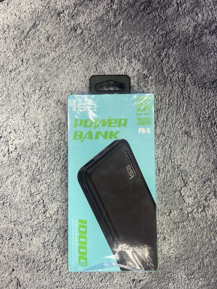 Powerbank внешний аккумулятор ISA 10.000