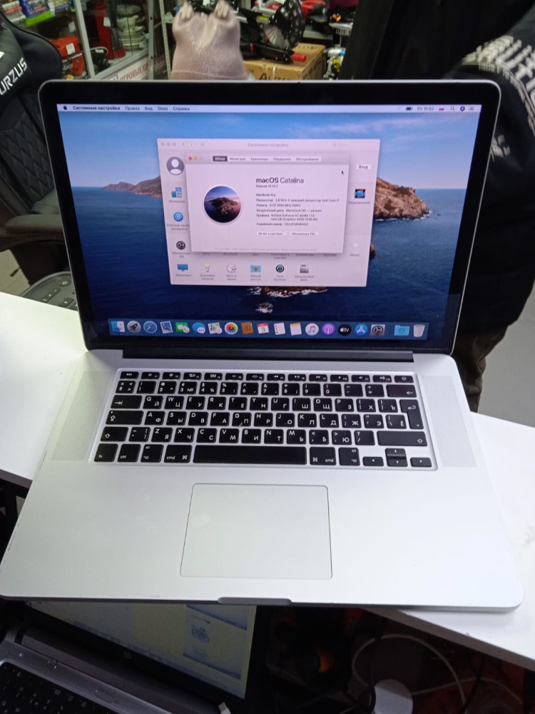 Ноутбук Macbook Pro 15 retina 2015 8gb 512 ssd 15 дюймов