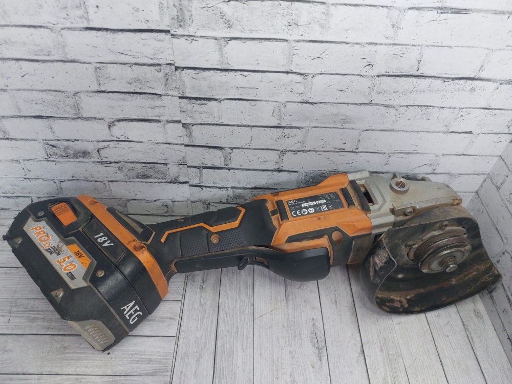 УШМ (Болгарка) AEG BEWS18-125BL аккумуляторная