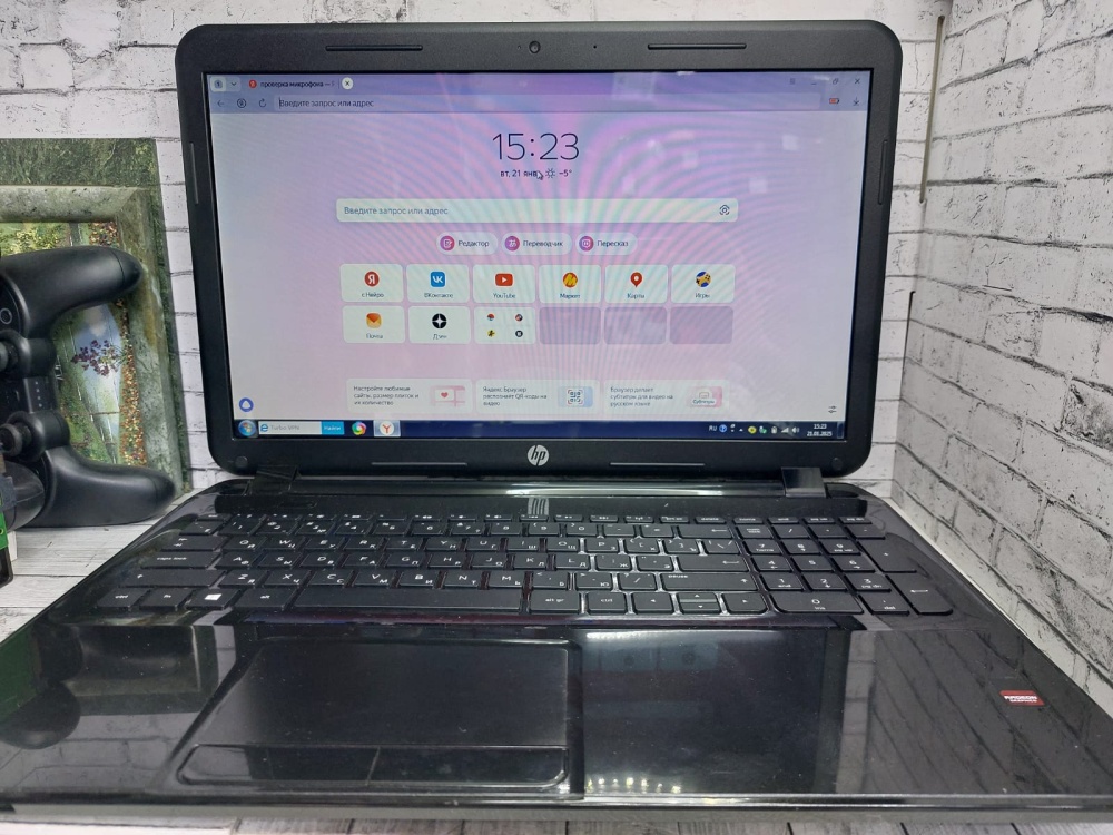 Ноутбук HP 15 AMD e1/4/500 radeon 8210/8500m
