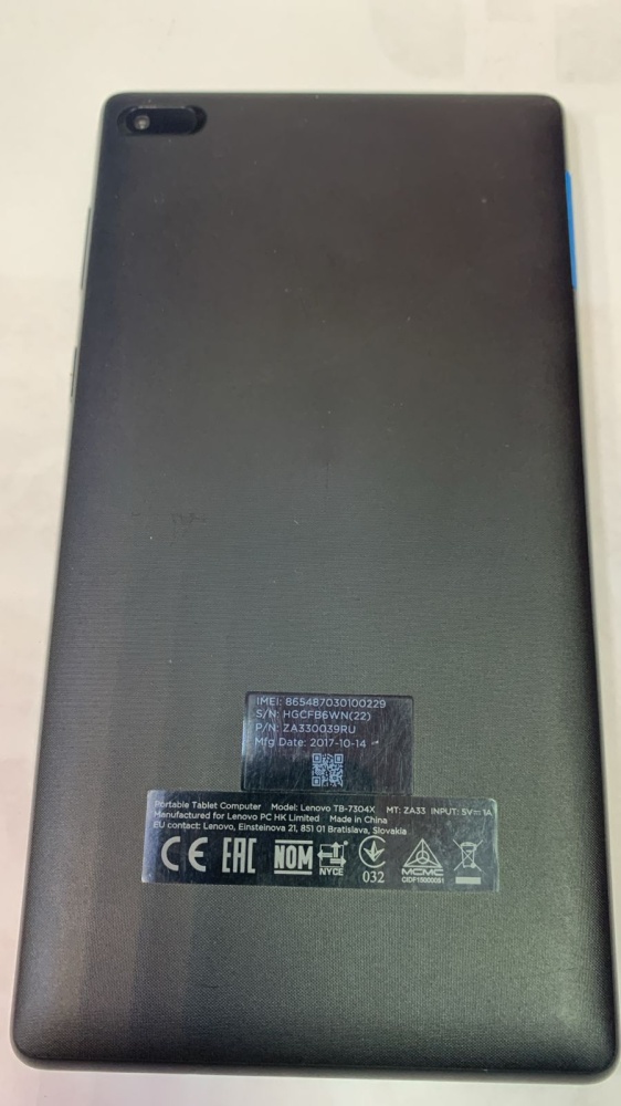 Планшет Lenovo тв 730