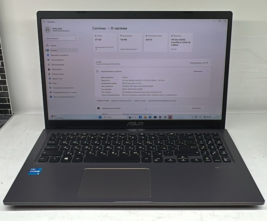 Ноутбук ASUS i5-11th/8/512ssd