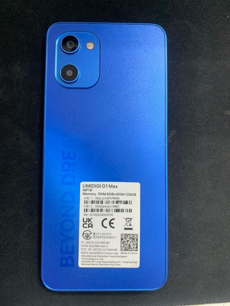 Мобильный телефон UMIDIGI G1 MAX