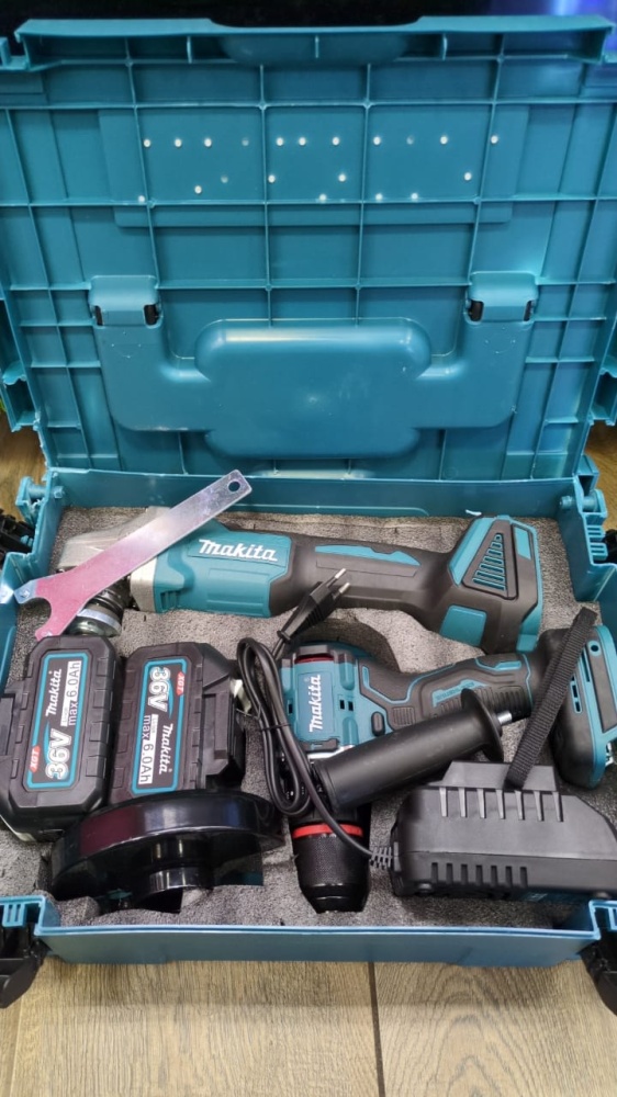 УШМ (Болгарка) + Шуруповерт Makita