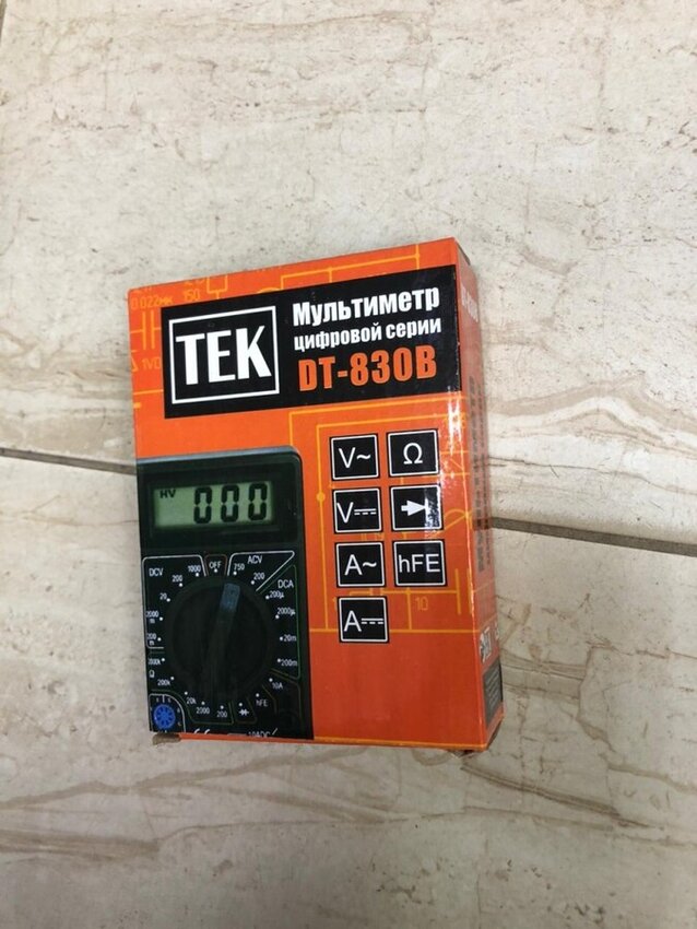 Мультиметр dt830
