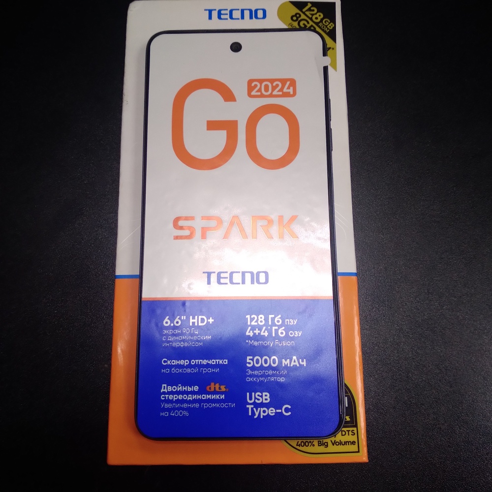 Мобильный телефон Tecno go 2024 128gb