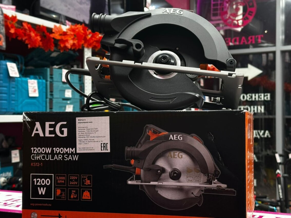Циркулярная пила AEG KS12-1 1200W