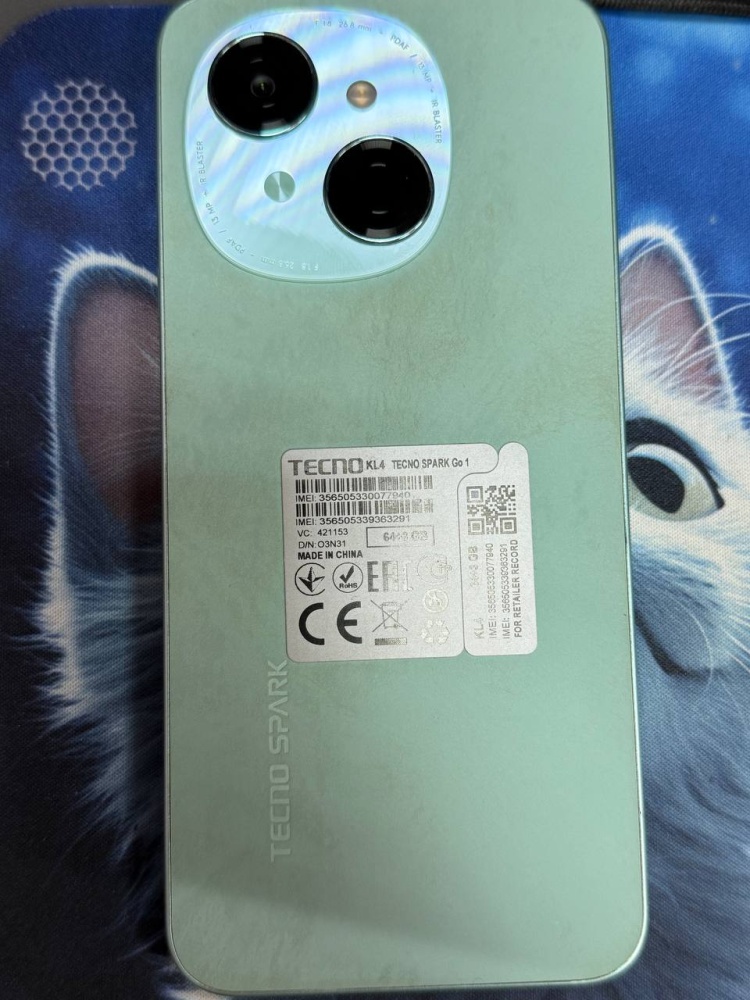 Мобильный телефон Tecno spark Go 1 3/64