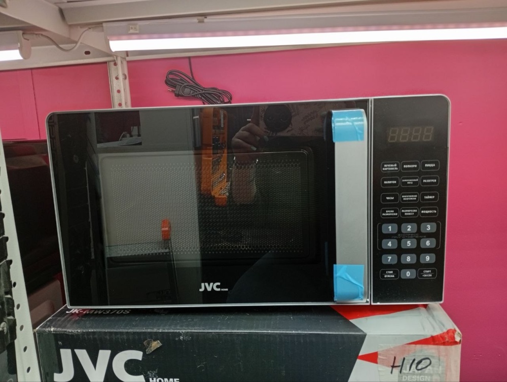 СВЧ JVC JK-MW370S серебро сенсор