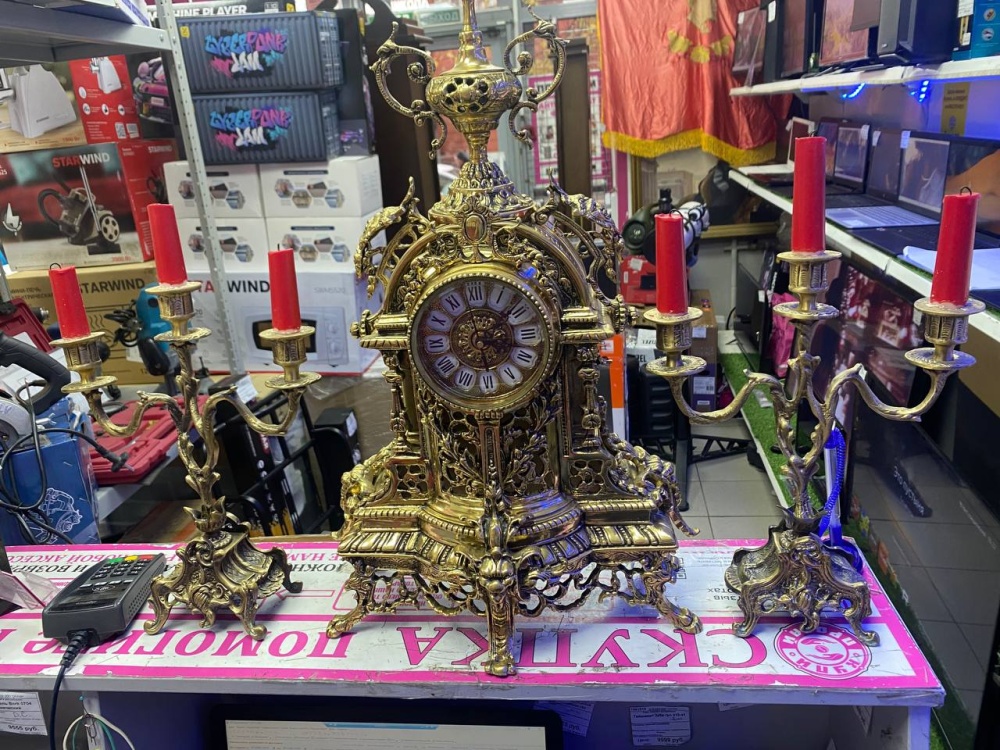 Каминный набор с подсвечниками