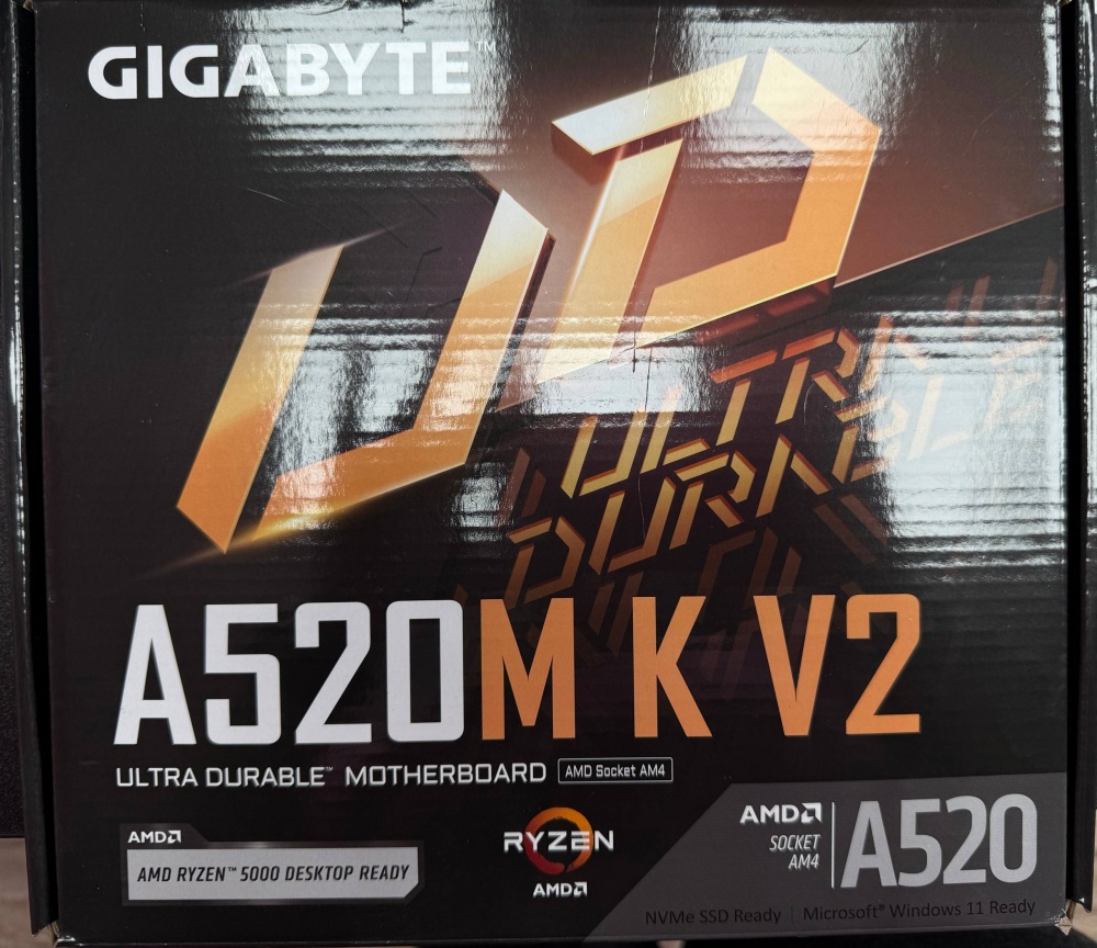 Материнская плата Gigabyte a520m k v2
