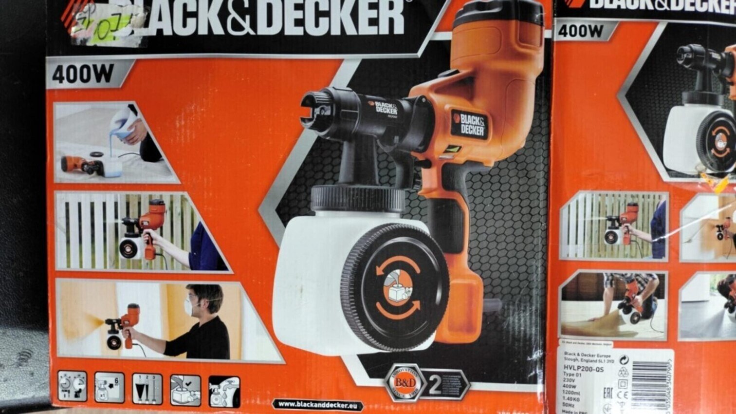 Краскопульт Black and Decker HVLP200