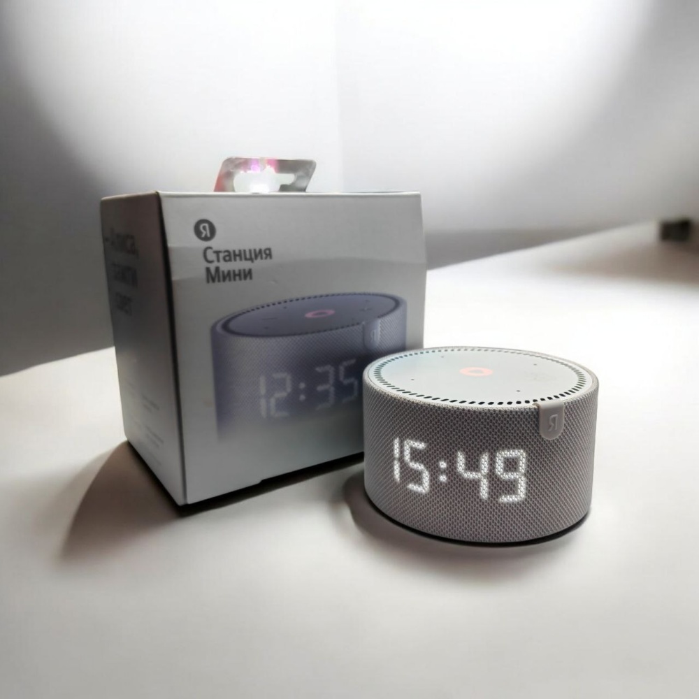 Акустика Яндекс-станция Мини с часами