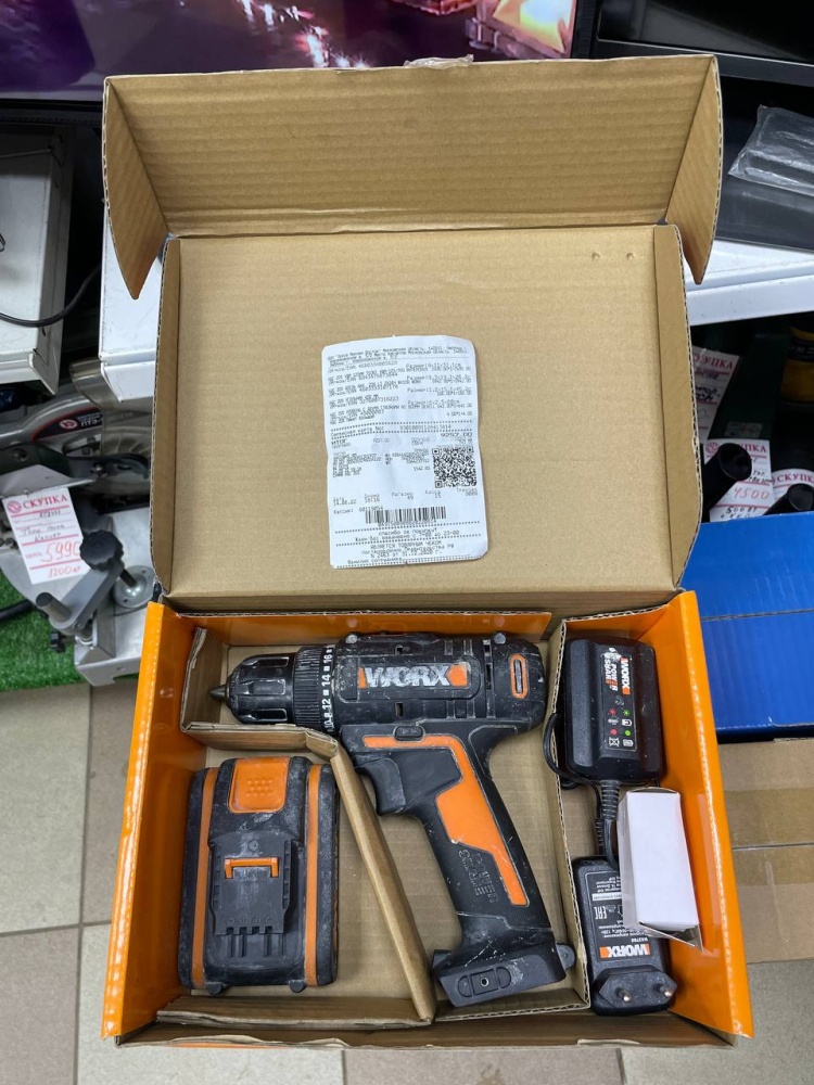 Дрель worx wx100 20В